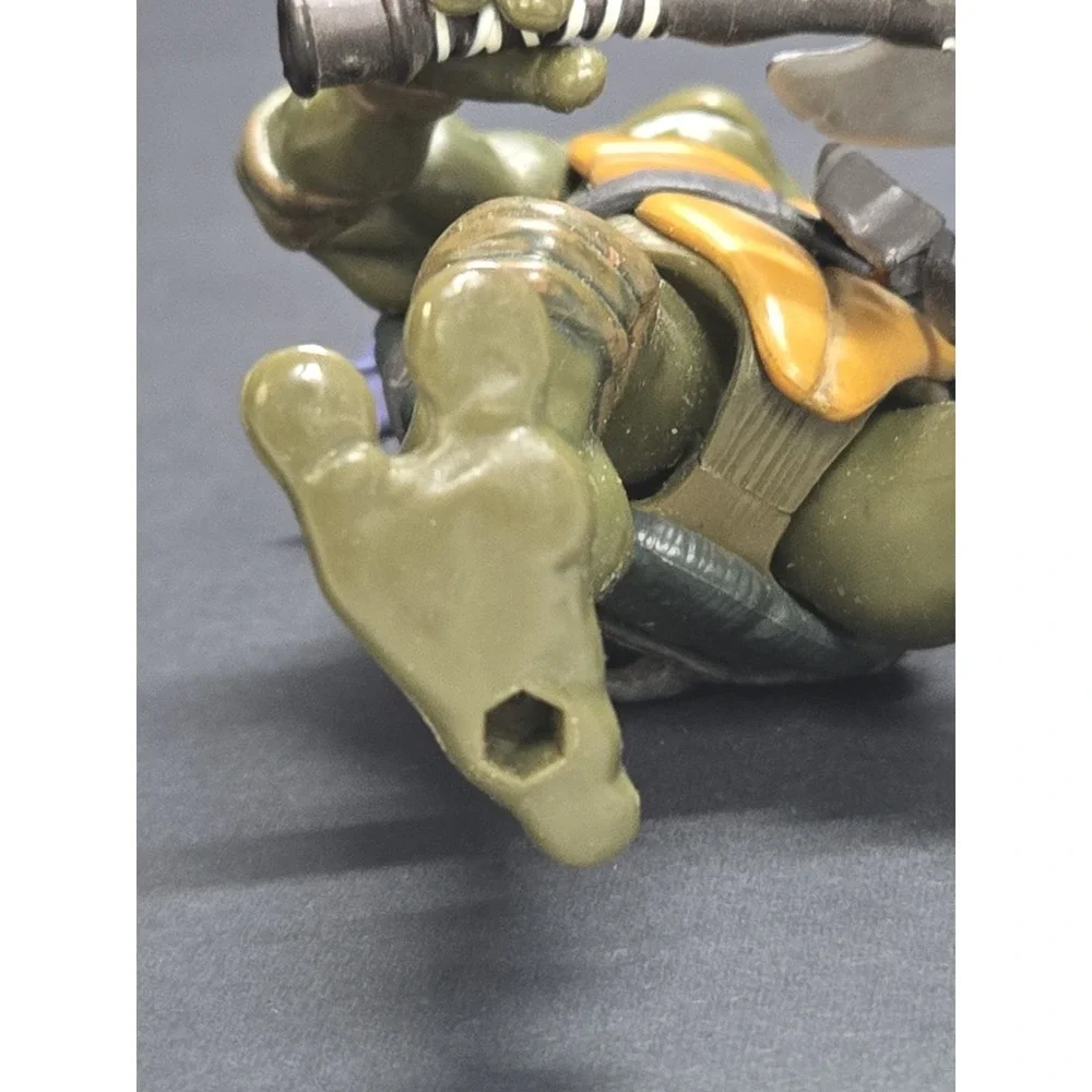 2002 Playmates Teenage Mutant Ninja Turtles Donatello Figure Purple Mask Weapons